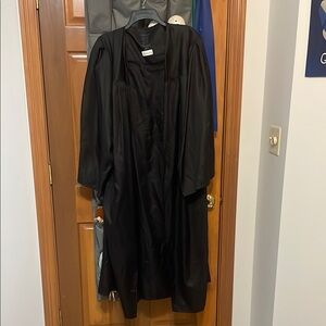 Unisex Black Graduation Gown